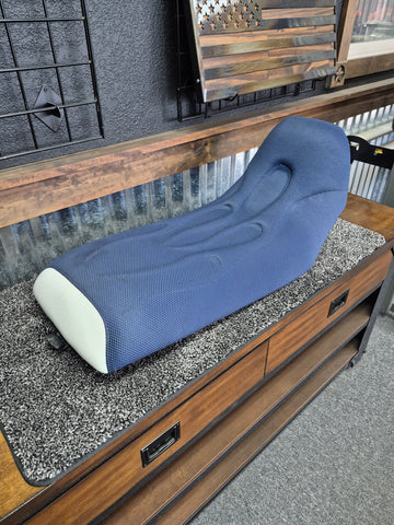 Custom Banshee Seat-Blue Flames